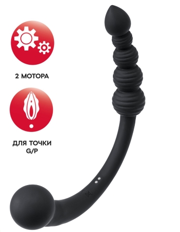 Вибратор ToyFa Black &amp; Red