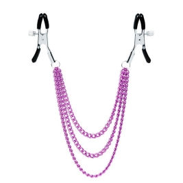 Зажимы на соски Notabu с тройной цепочкой