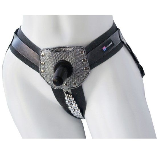 Страпон Lovetoy Glamour Silver