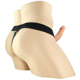 Страпон полый (фаллопротез) Pipedream 7" Vibrating Hollow Strap-On